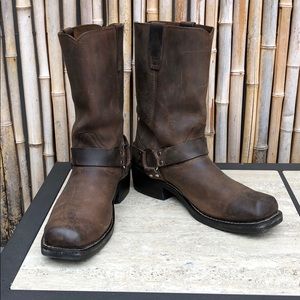 Durango Crossroads Gaucho Brown Leather Boots 11.5